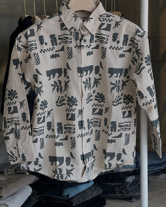 Oversized Boys Shirt | Modern Style | Ages 7-12